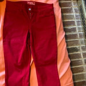 Red Guess jeans